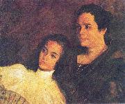 Juan Luna Nena y Tinita oil painting